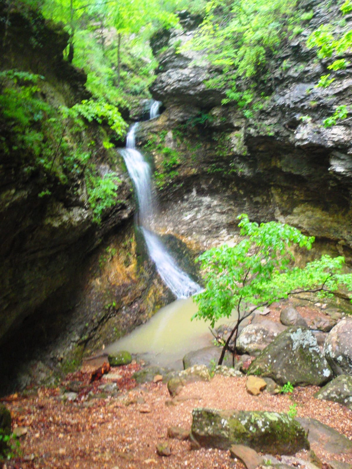 Eden Falls on the Lost Valley Trail, Buffalo National River, May 2010