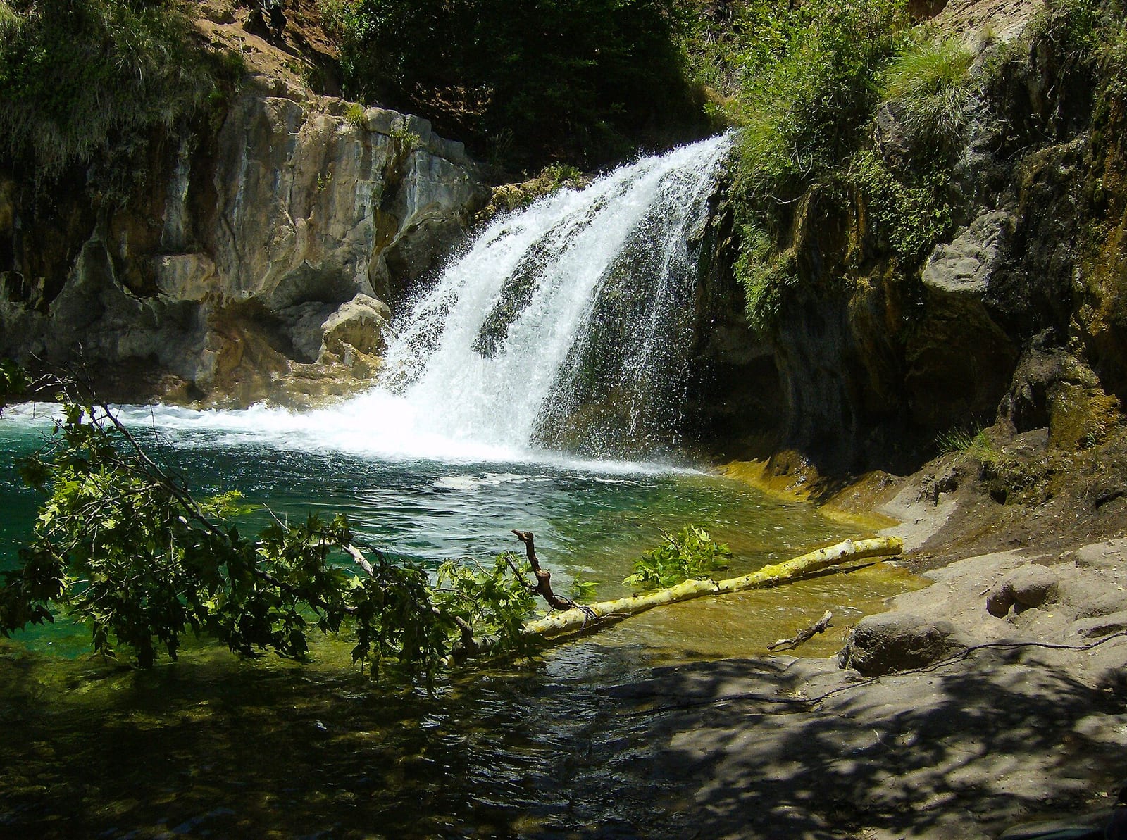 Fossil Creek seems to appear out of nowhere, gushing 20,000 gallons a minute out of a series of springs at the bottom of a 1,600 foot deep canyon. Over the year