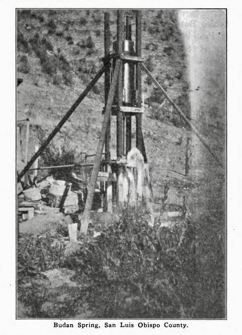 Budan Spring at Avila Hot Springs, San Luis Obispo County, California, 1917