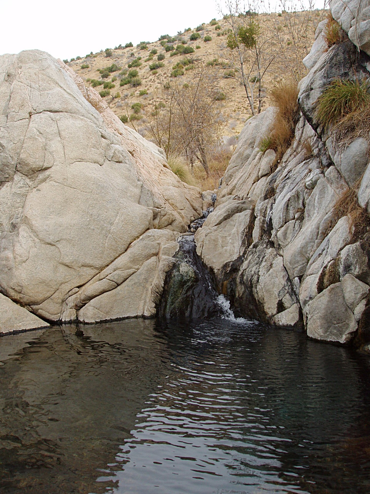 Upper rock pool at Deep Creek Hot Springs