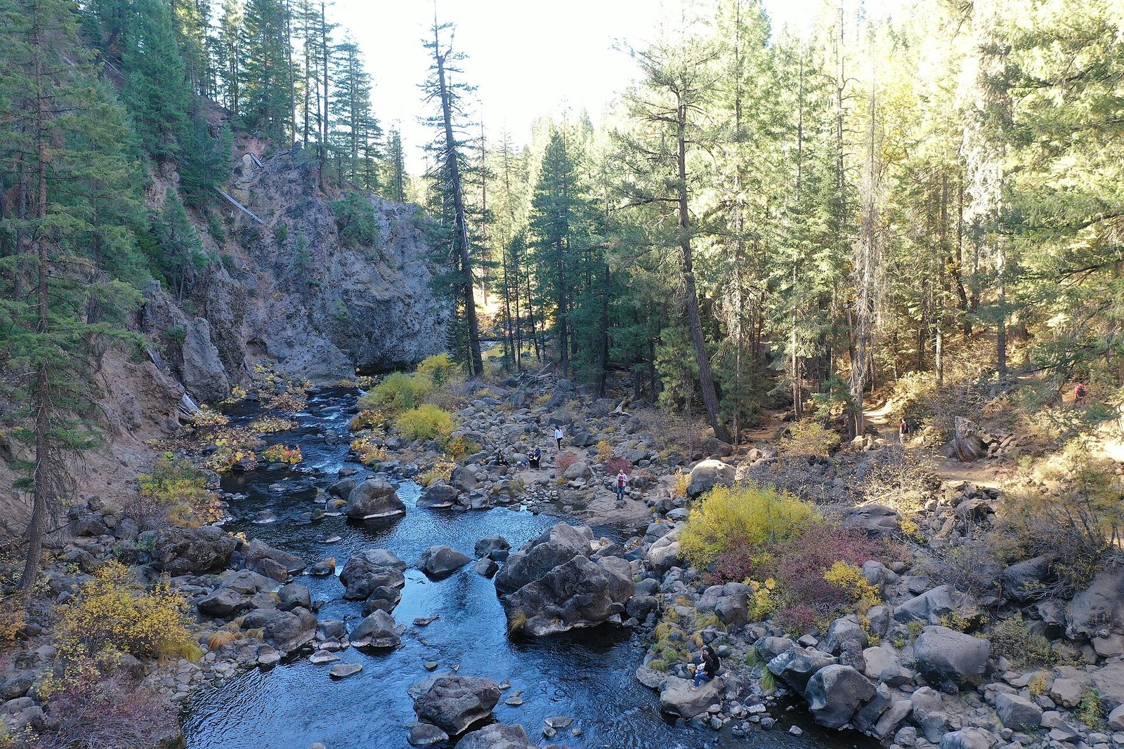 McCloud river just below the Middle Falls