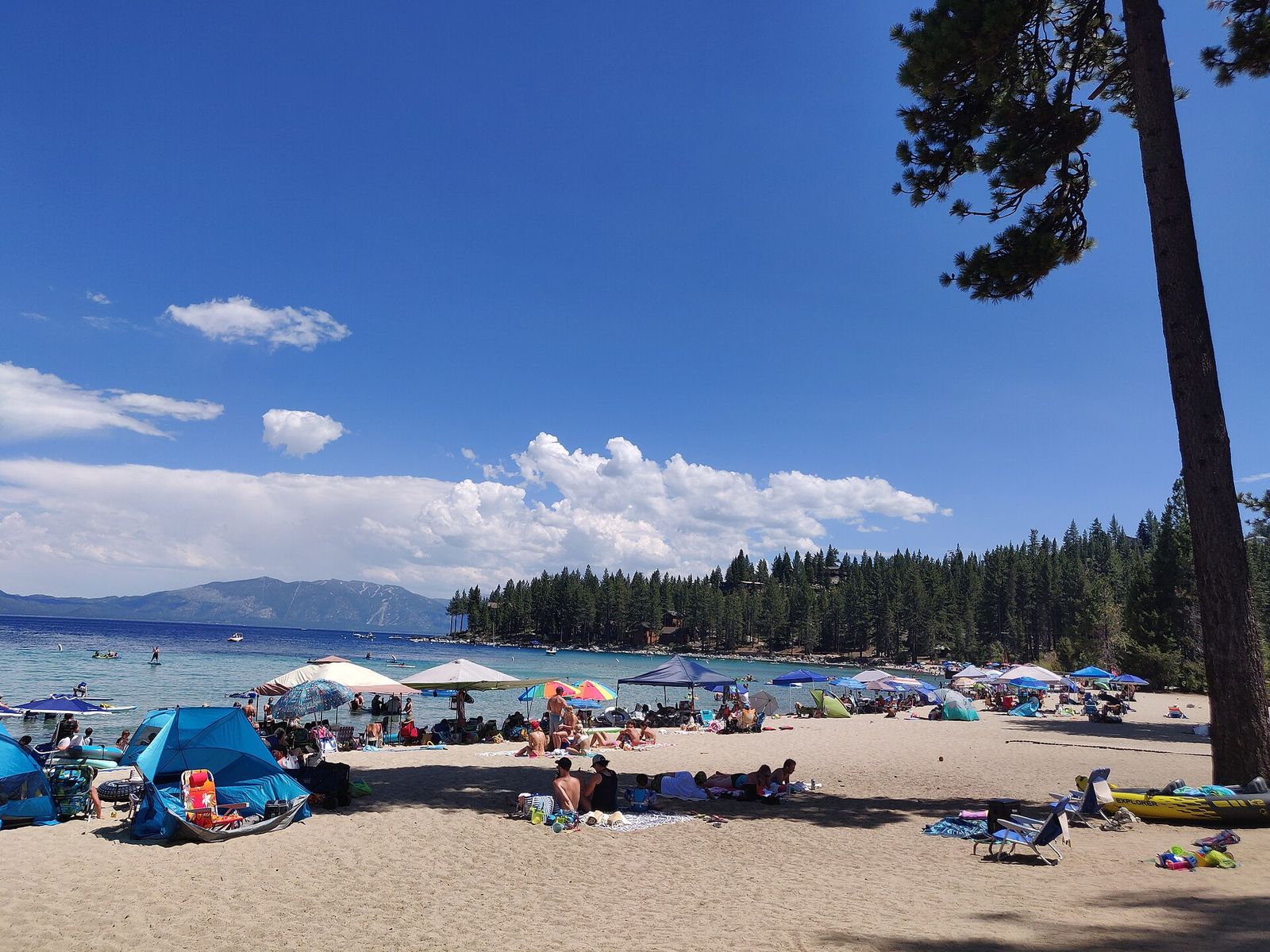 Meeks Bay Resort beach, Lake Tahoe
