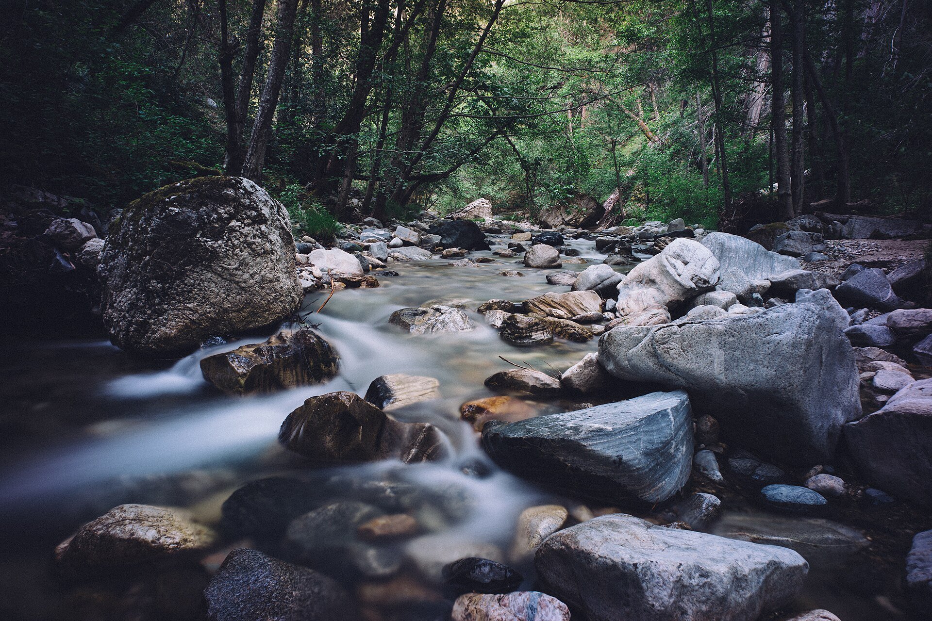 Hot spring pool at Sykes Hot Springs, Big Sur