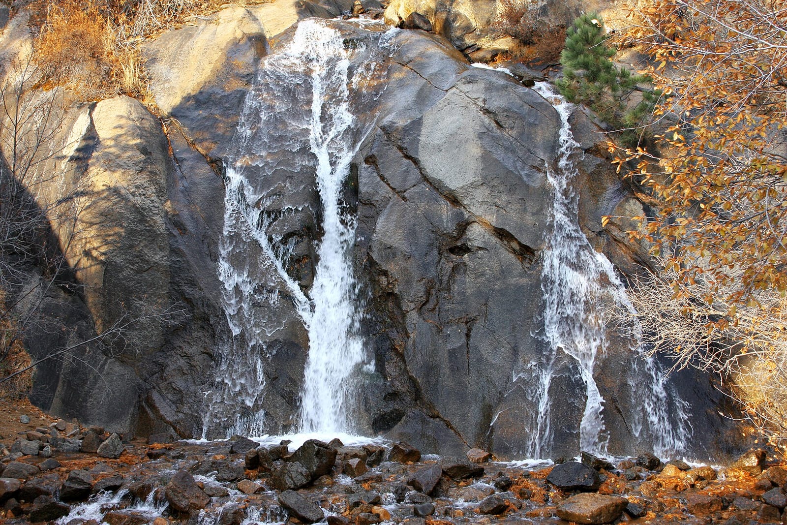 Helen Hunt Falls at the north end of Cheyenne Canyon, Colorado Springs