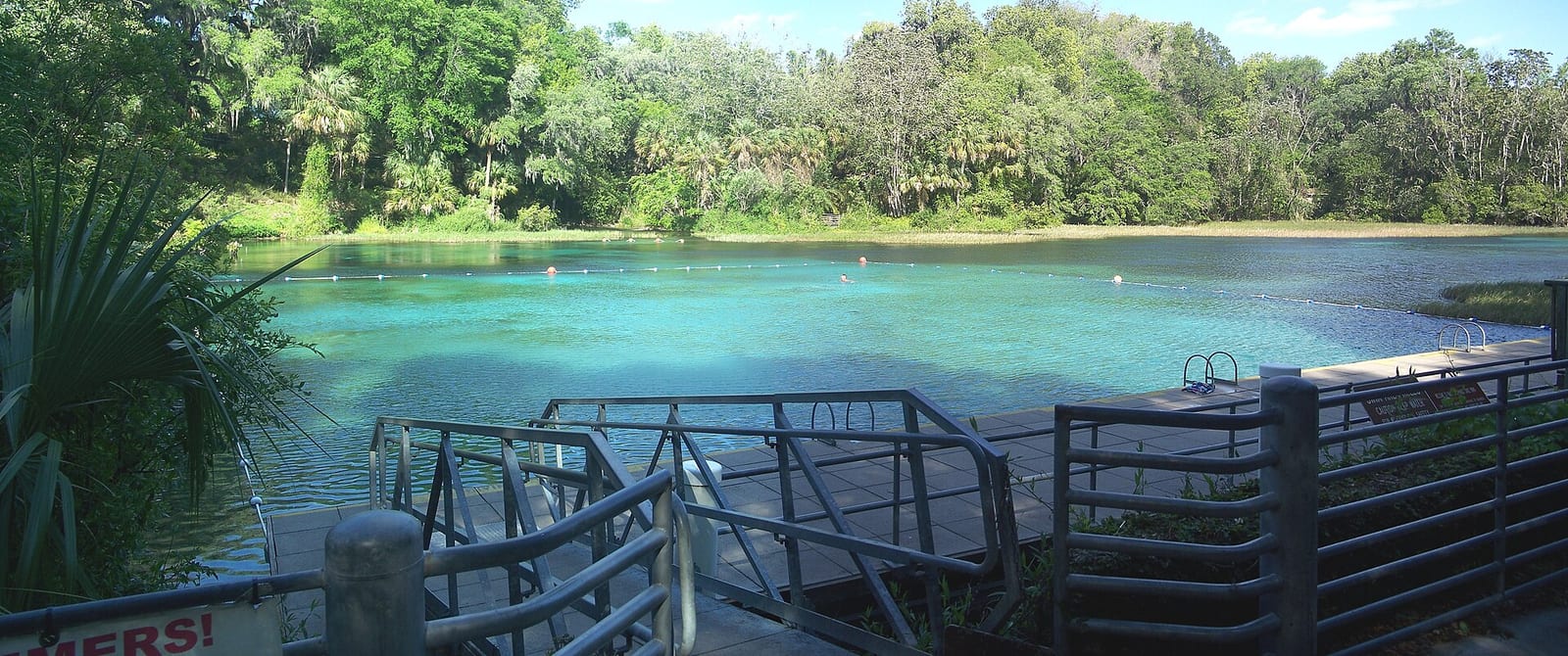 Swimming area at Rainbow Springs State Park, Florida