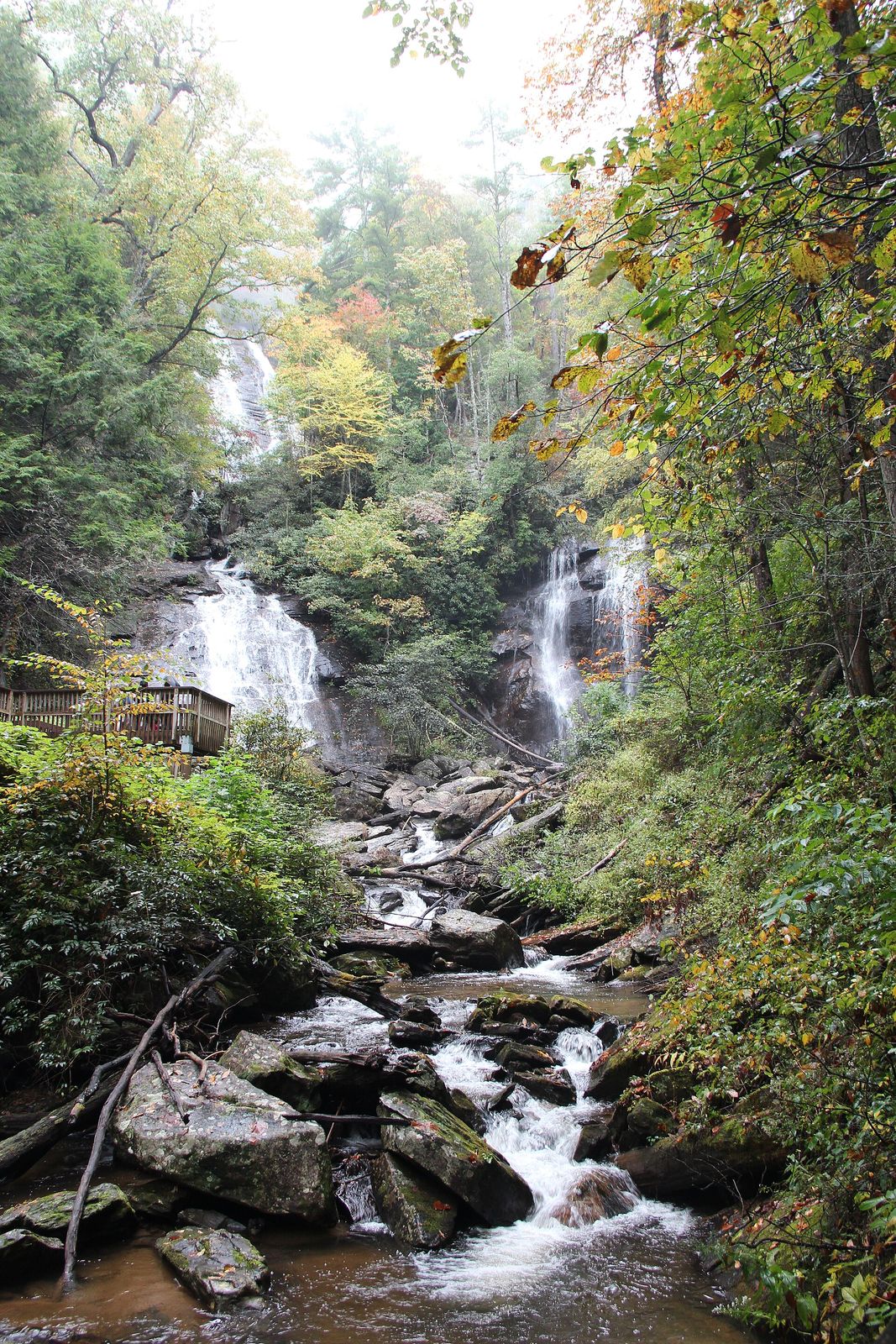 Anna Ruby Falls near Helen, Georgia