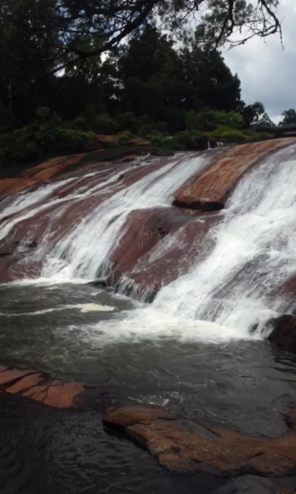 This is a photo of the waterfalls at High Falls State Park in Georgia.