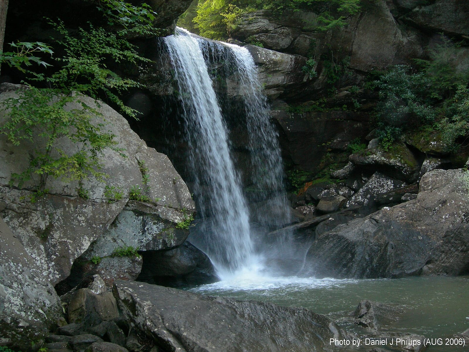 This photo of Eagle Falls in Kentucky, USA, was taken 8/12/2006 at 6:58 PM by Daniel Phillips. Photo submitted by: Daniel Phillips.