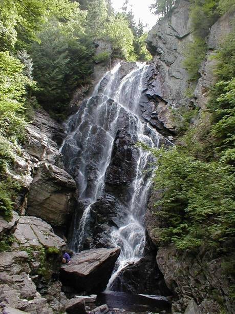 Angel Falls, near Oquossoc, Maine, USA. J Freeman.