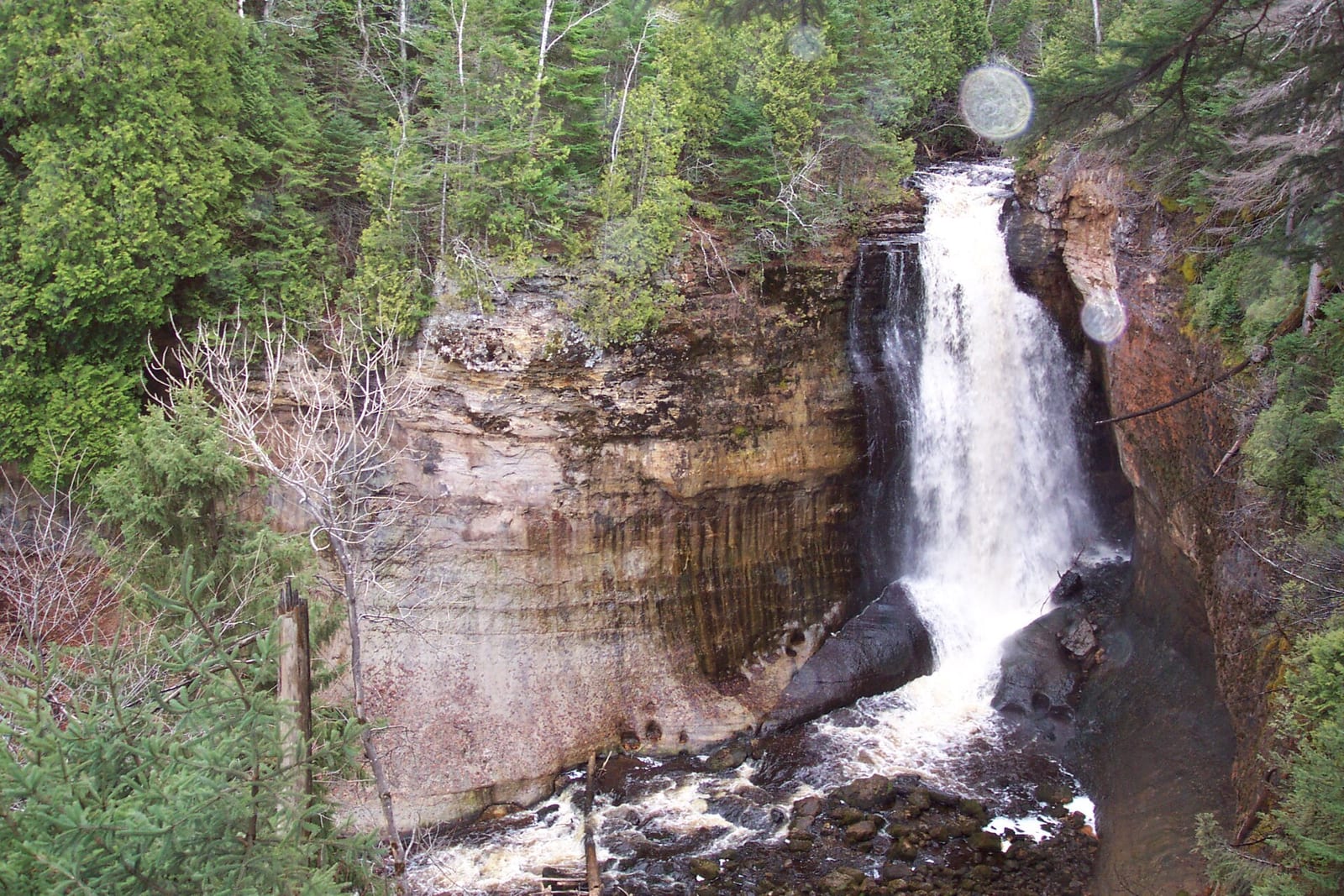 Miners' Falls in Michigan