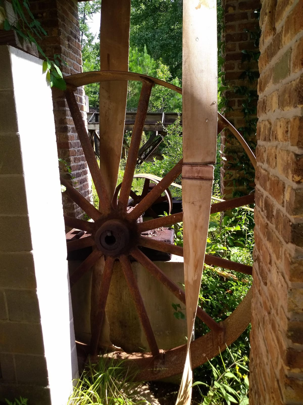Parts of old grist mill