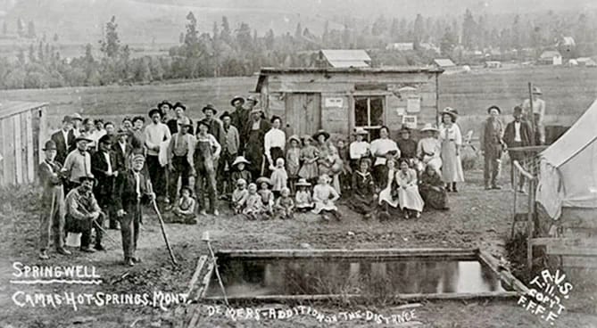 Camas Hot Springs, Montana, circa 1911