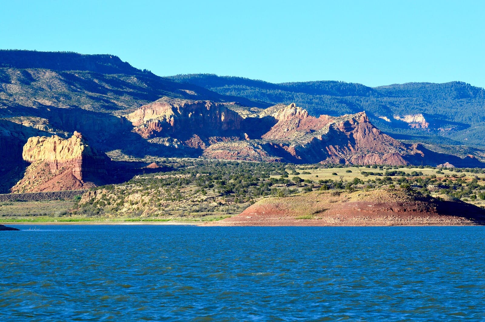 Abiquiu Lake in northern New Mexico