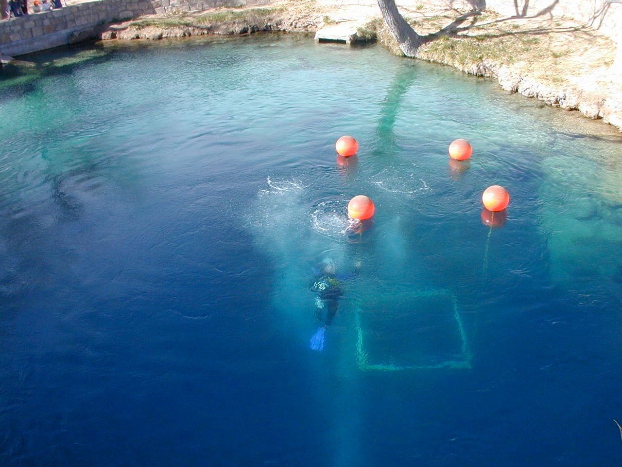 Blue Hole natural swimming hole, Santa Rosa, New Mexico