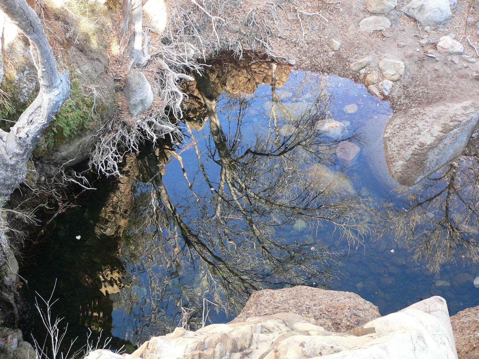 Pool of water in First Creek Canyon, December 2006