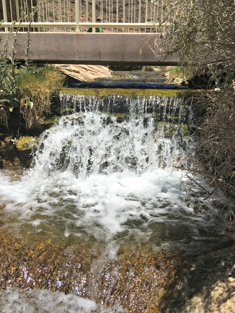 Small waterfall at Rogers Spring, 2018
