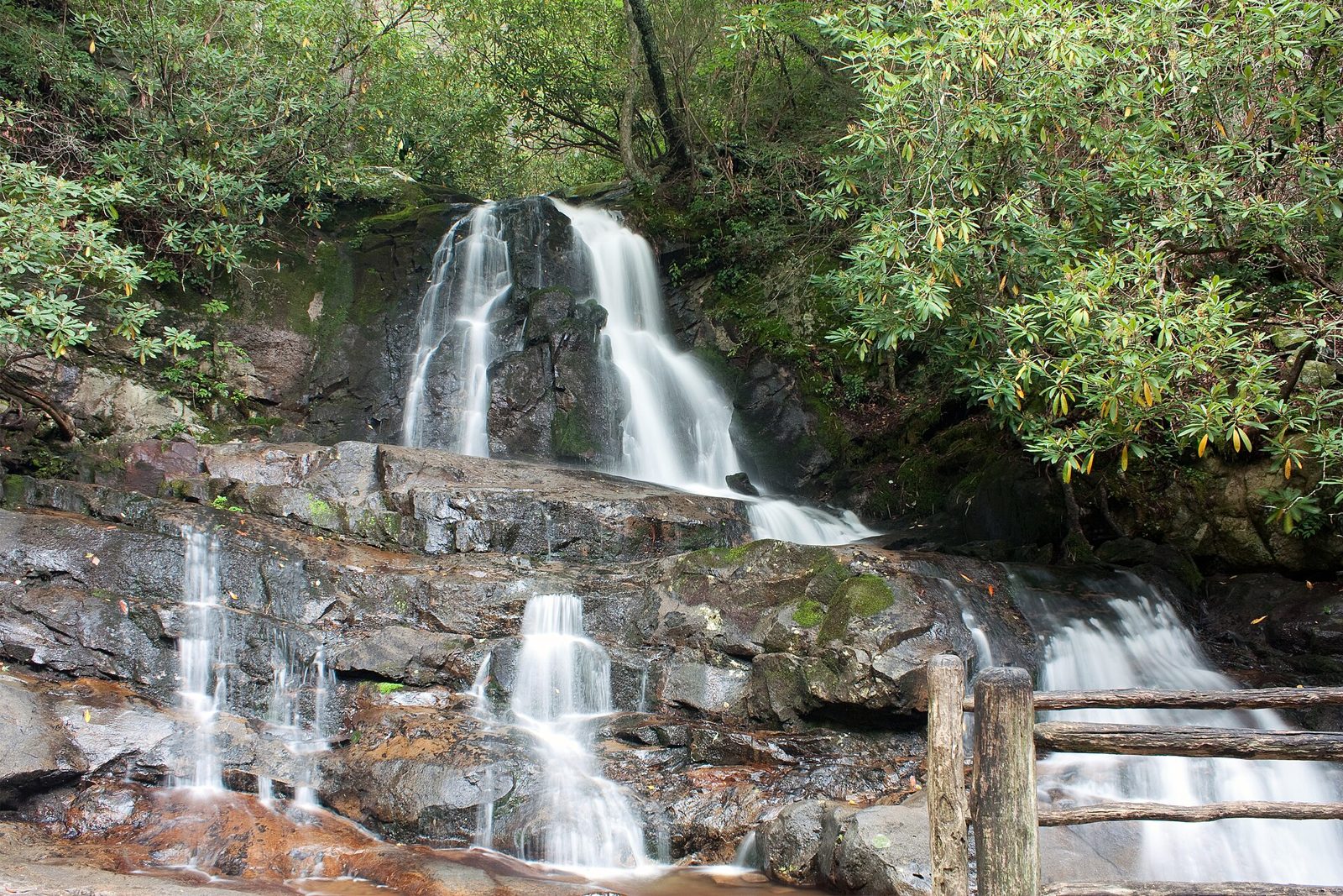 Laurel Falls, Great Smoky Mountains National Park (Tennessee).