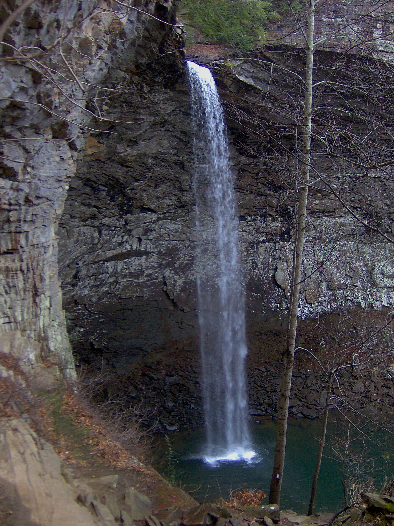 Ozone Falls gorge plunge, Cumberland County, Tennessee