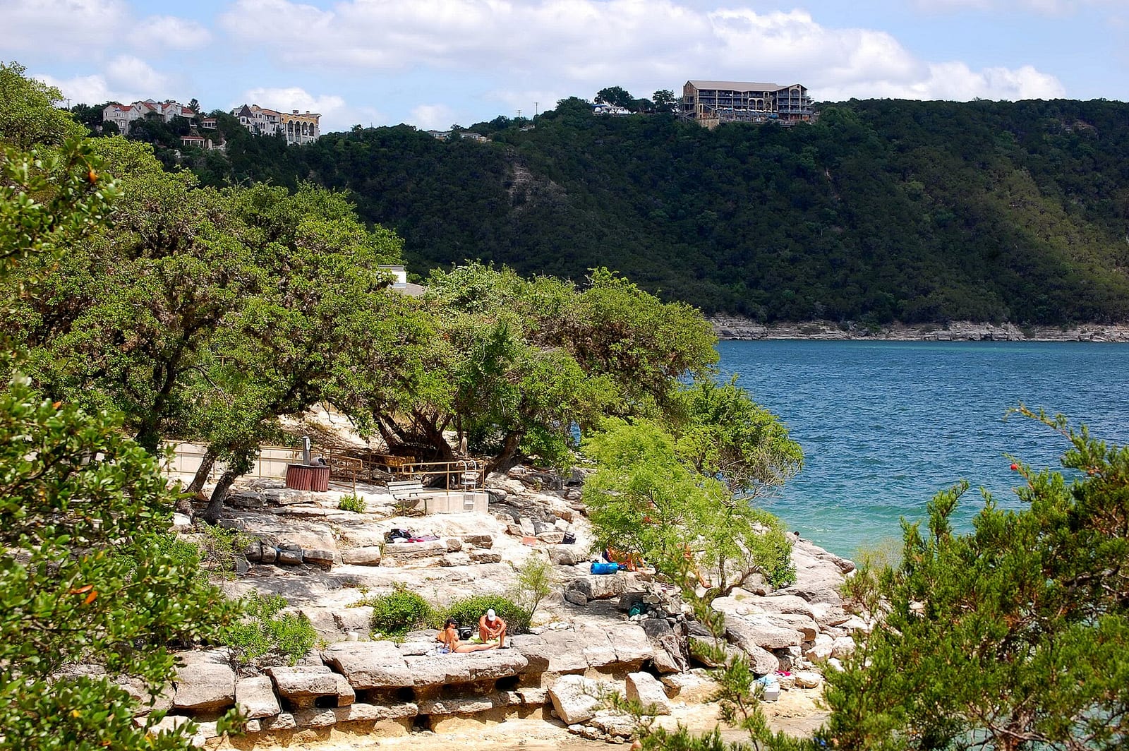Hippie Hollow on Lake Travis, Texas