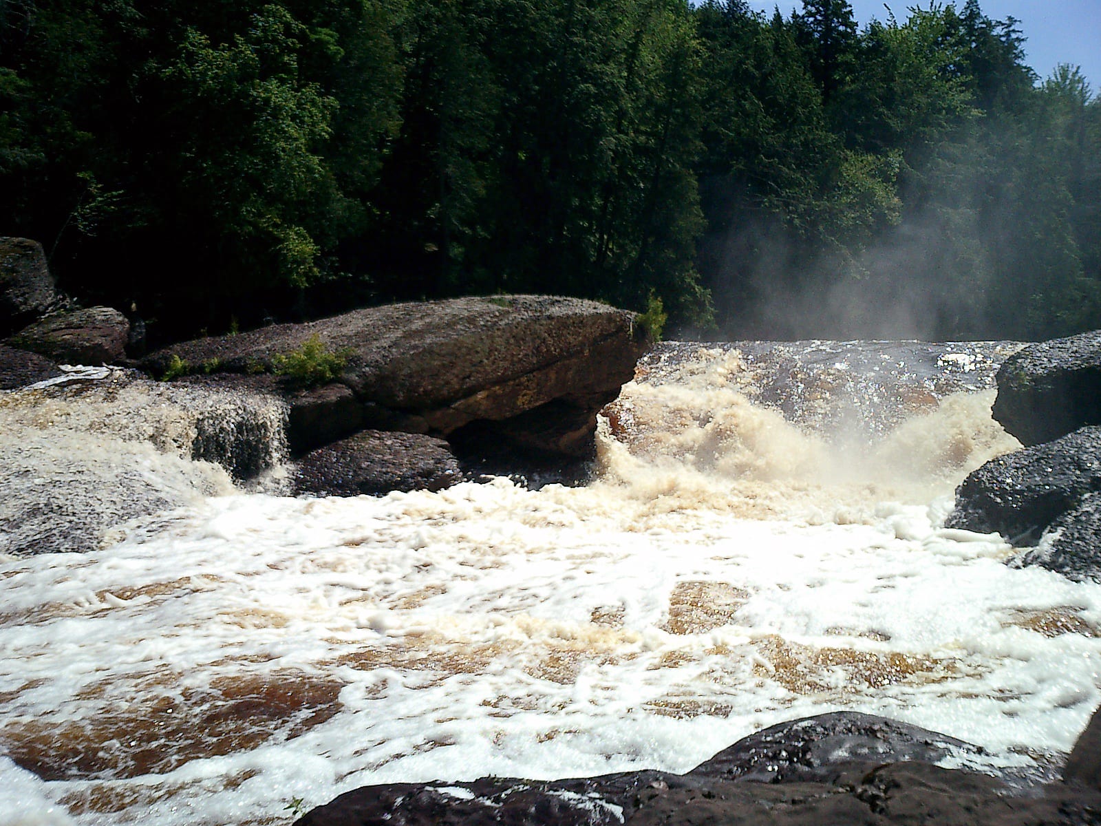 Sandstone Falls on northern Michigan's Black River