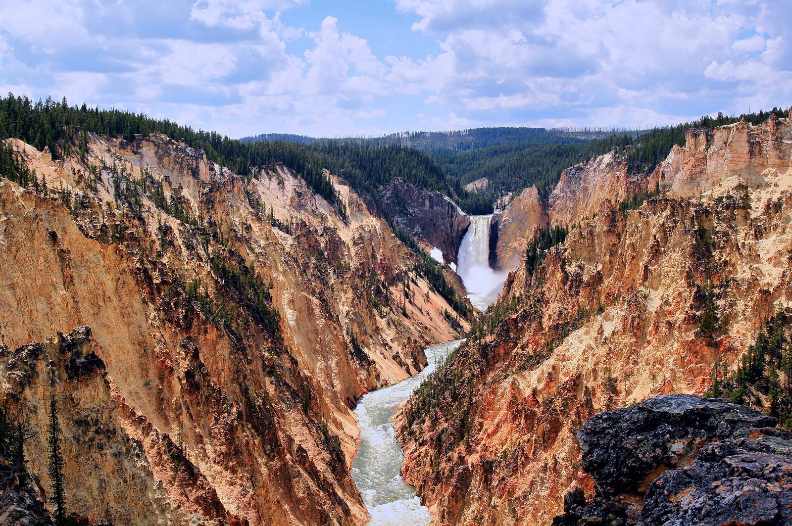 Lower Falls of the Yellowstone River