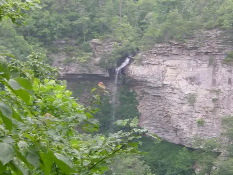 Grace's High Falls, Alabama's highest waterfall at 133 feet.