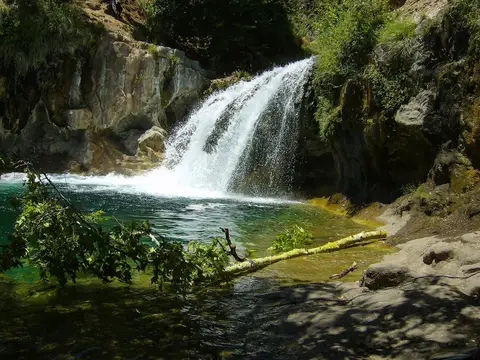 Fossil Creek seems to appear out of nowhere, gushing 20,000 gallons a minute out of a series of springs at the bottom of a 1,600 foot deep canyon. Over the year