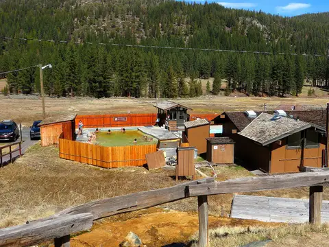 Mineral and swimming pools at Grover Hot Springs State Park