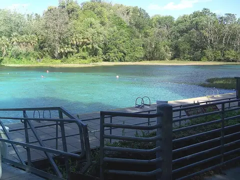 Swimming area at Rainbow Springs State Park, Florida