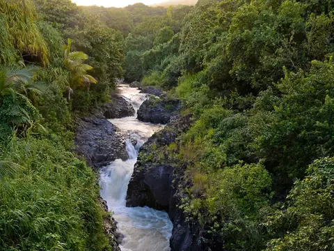 Seven Sacred Pools at Oheo Gulch, Kipahulu, Hawaii