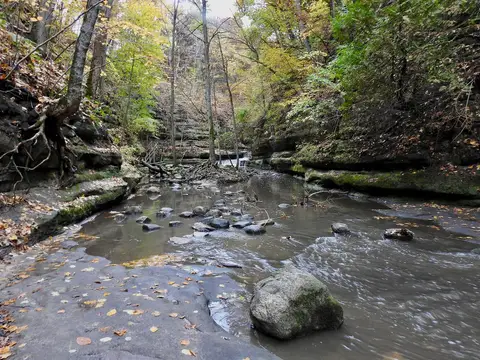 Lower Matthiessen Falls, Matthiessen State Park, Illinois