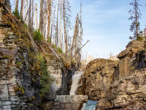 St. Mary Falls in Glacier National Park, Montana