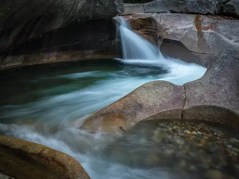 The Basin, New Hampshire Franconia Notch area