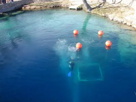 Blue Hole natural swimming hole, Santa Rosa, New Mexico