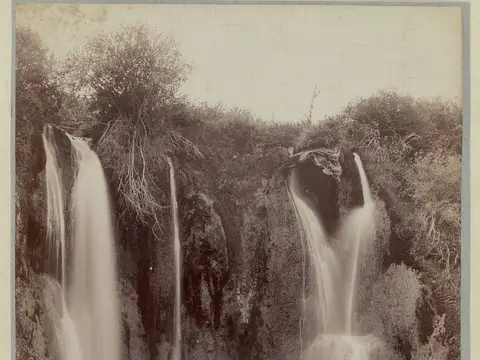 Original title Spearfish Falls. Black Hills, Dak.