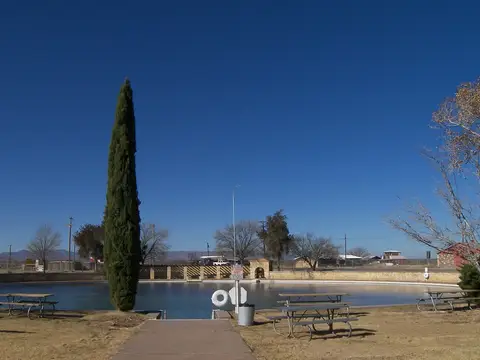 Balmorhea State Park swimming pool near Balmorhea, Texas