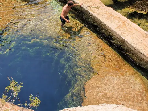 Jacob's Well in Hays County, Texas