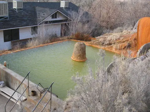 Soaking pool at Mystic Hot Springs, formerly Monroe Hot Springs