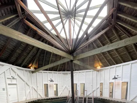 Interior of the restored Gentlemen's Pool, Warm Springs Pools, Virginia